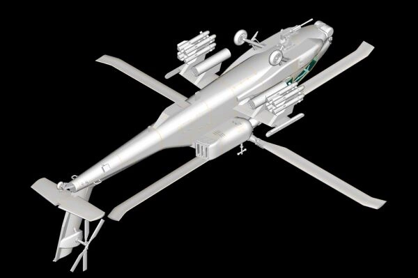 Ударний гелікоптер AH-64A  Apache детальное изображение Вертолеты 1/72 Вертолеты