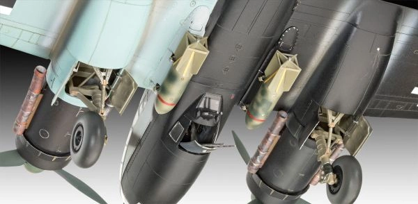 Scale model 1/48 Airplane Junkers Ju188 A-2 &quot;Rächer&quot; Revell 03855 детальное изображение Самолеты 1/48 Самолеты