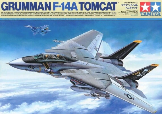 Scale model 1/48 Airplane Grumman F-14A Tomcat Tamiya 61114 детальное изображение Самолеты 1/48 Самолеты