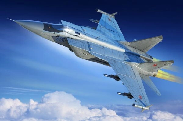 Buildable model MiG-31M Foxhound детальное изображение Самолеты 1/48 Самолеты