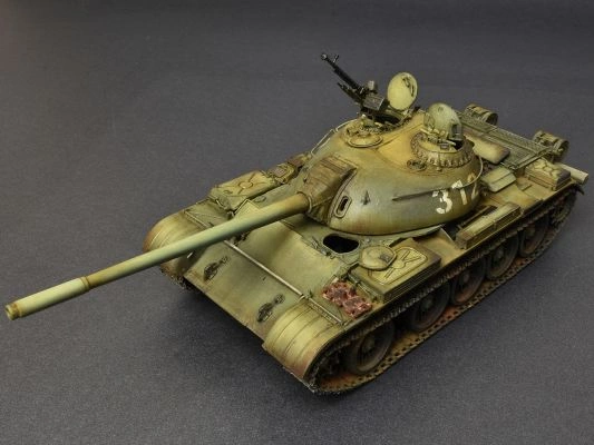 Scale model 1/35 Soviet tank T-54A Miniart 37017 детальное изображение Бронетехника 1/35 Бронетехника