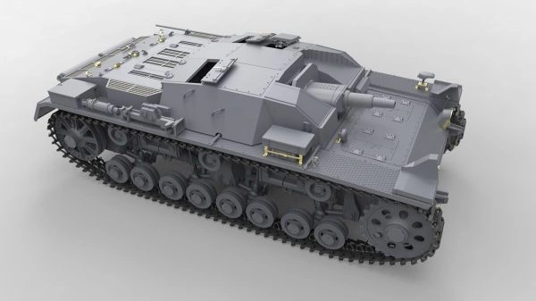 Scale model 1/35 self-propelled gun Stug.III 0-Series Miniart 35210 детальное изображение Бронетехника 1/35 Бронетехника