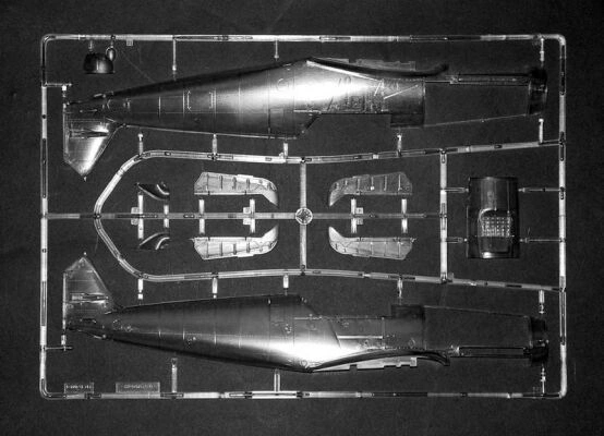 Збірна модель німецького Bf109 G-6 ранній тип детальное изображение Самолеты 1/24 Самолеты