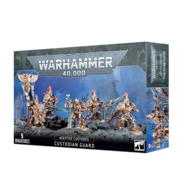 Ігровий набір Warhammer 40000 - ADEPTUS CUSTODES: CUSTODIAN GUARD детальное изображение Адептус Кустодес Армии Империума
