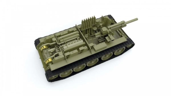 Збірна модель 1/35 Радянська САУ СУ-122 пізнє вирообництво Miniart 35208 детальное изображение Бронетехника 1/35 Бронетехника