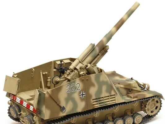 Scale model 1/35 SPG Hummel (late production) Tamiya 35367 детальное изображение Артиллерия 1/35 Артиллерия