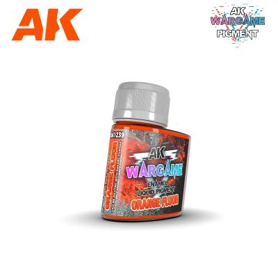 ORANGE – WARGAME LIQUID PIGMENT детальное изображение Смывки – AK WARGAME SERIES Weathering