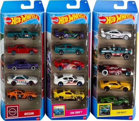 HOT WHEELS - Набір з 5 машин в ассортименті 1806 детальное изображение Hot Wheels 