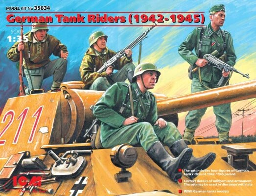 Немецкий танковый десант (1942-1945) детальное изображение Фигуры 1/35 Фигуры
