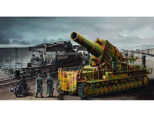 Scale model 1/35 Self-propelled mortar Morser Karl-Herath Trumpeter 00209 детальное изображение Артиллерия 1/35 Артиллерия