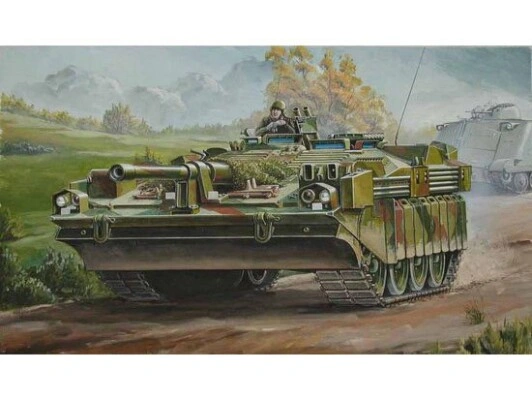 Сборная модель 1/35 Шведский танк Стрв 103C Трумпетер 00310 детальное изображение Бронетехника 1/35 Бронетехника