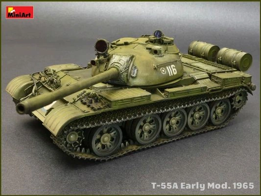 T-55A Early modification of 1965. детальное изображение Бронетехника 1/35 Бронетехника