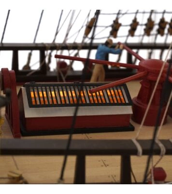 Дерев'яна модель корабля HMS Endeavour у масштабі 1:65 детальное изображение Корабли Модели из дерева