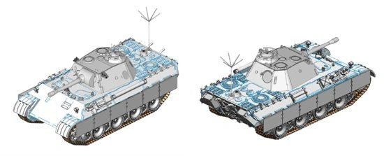 Pz.Beob.Wg.V Ausf.D Early Production детальное изображение Бронетехника 1/35 Бронетехника