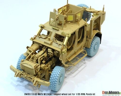 US M1240A1 M-atv Sagged wheel set ( for RFM 1/35) детальное изображение Смоляные колёса Афтермаркет