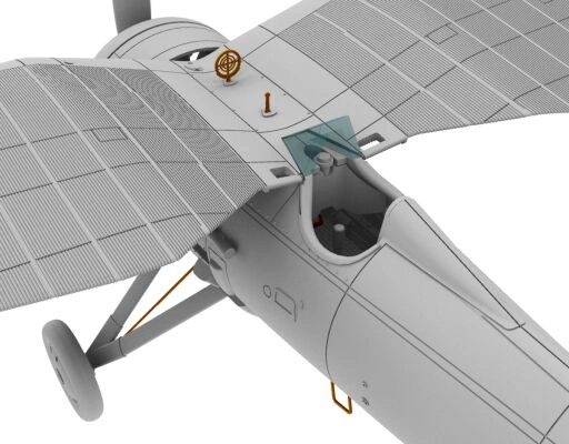 Сборная модель истребителя PZL P.11b на вооружении Румынии детальное изображение Самолеты 1/72 Самолеты
