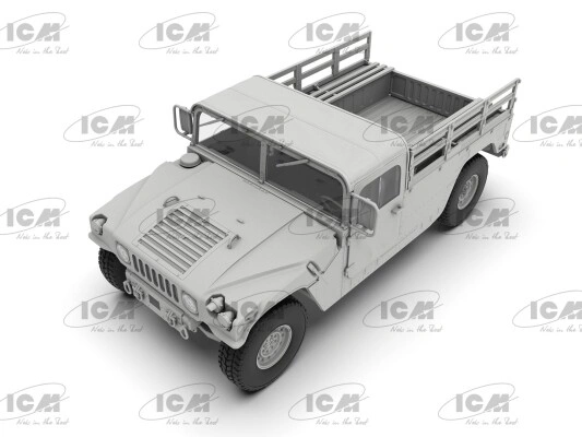 Збірна модель 1/35 Бронеавтомобіль Humvee M1097A2 транспортер вантажів ICM 35436 детальное изображение Автомобили 1/35 Автомобили