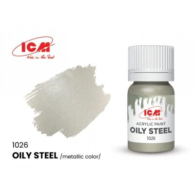 Акриловая краска Oily Steel / Маслянистая сталь ICM1026 детальное изображение Акриловые краски Краски