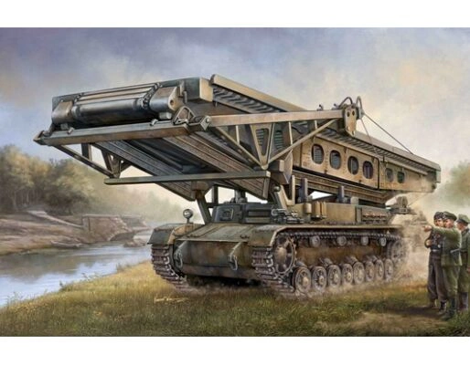 Збірна модель 1/35 Німецька інженерна машина Bruckenleger IVb Trumpeter 00390 детальное изображение Бронетехника 1/35 Бронетехника