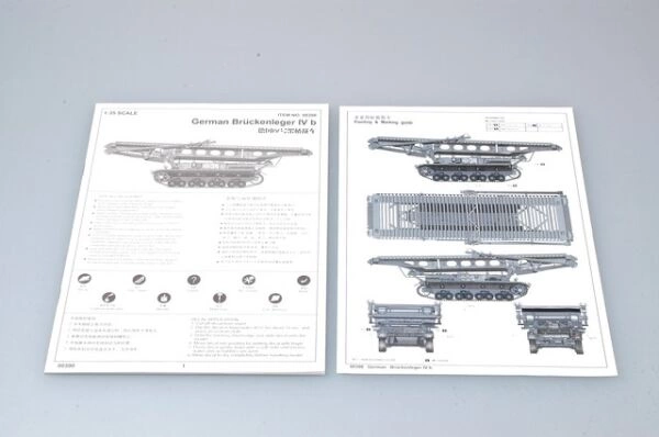 Збірна модель 1/35 Німецька інженерна машина Bruckenleger IVb Trumpeter 00390 детальное изображение Бронетехника 1/35 Бронетехника