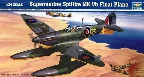 Збірна модель 1/24 Британський гідролітак &quot;Spitfire&quot; MK.Vb Trumpeter 02404 детальное изображение Самолеты 1/24 Самолеты