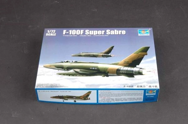 Збірна модель 1/72 Надзвуковий винищувач F-100F Super Sabre Trumpeter 01650 детальное изображение Самолеты 1/72 Самолеты