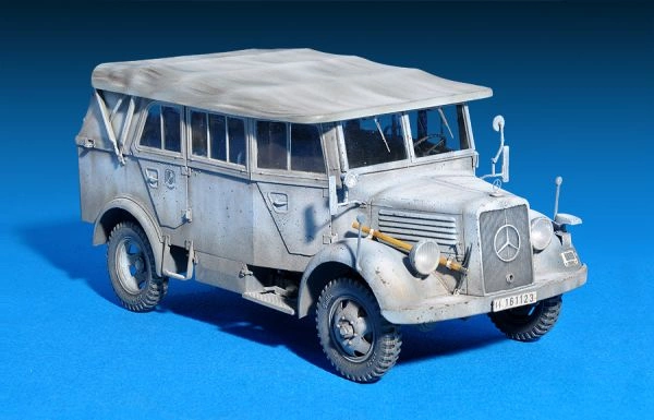 Збірна модель 1/35 Німецький службовий автомобіль Л1500А (Кфз.70) Miniart 35147 детальное изображение Автомобили 1/35 Автомобили