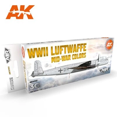 WWII LUFTWAFFE MID-WAR COLORS / ЦВЕТА ЛЮФТВАФФЕ СЕРЕДИНЫ 2МВ детальное изображение Наборы красок Краски