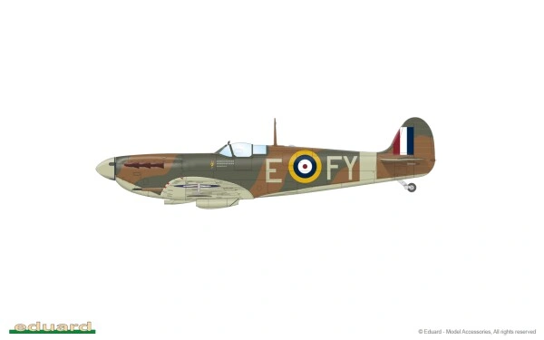 Збірна модель 1/48 Літак Spitfire Mk.Vb SPITFIRE STORY LIMITED Eduard 11153 детальное изображение Самолеты 1/48 Самолеты