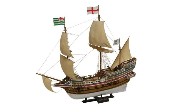 Збірна модель 1/72 Галеон Golden Hind із фігурами Airfix A09258V детальное изображение Парусники Флот