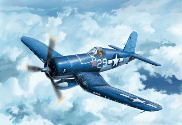 Сборная модель 1/72 Самолет VOUGHT F4U-1A CORSAIR Тамия 60775 детальное изображение Самолеты 1/72 Самолеты