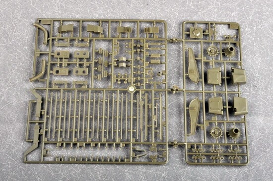 Сборная модель 1/35 Шведский танк Стрв 103C Трумпетер 00310 детальное изображение Бронетехника 1/35 Бронетехника