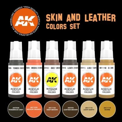 SKIN AND LEATHER COLORS SET детальное изображение Наборы красок Краски