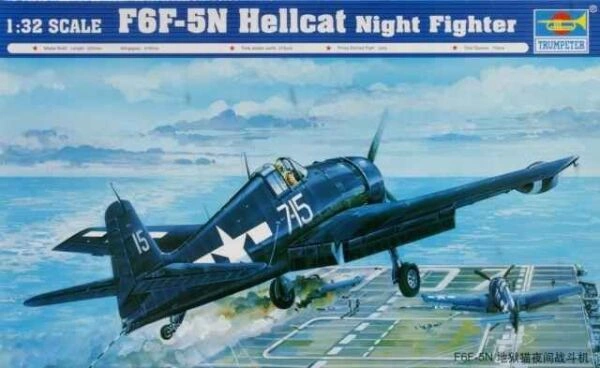 Сборная модель самолета F6F-5N &quot;Hellcat&quot; детальное изображение Самолеты 1/32 Самолеты