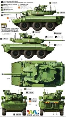 Збірна модель 1/35 Бронеавтомобіль T-40 nexter ctas turret Tiger Model 4665 детальное изображение Бронетехника 1/35 Бронетехника