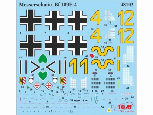 Scale model 1/48 Luftwaffe Airfield (WWII) ICMDS4801 детальное изображение Самолеты 1/48 Самолеты