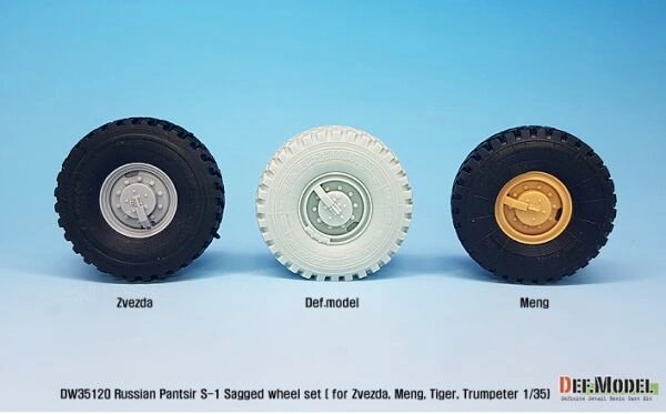 Pantsir S-1 Sagged wheel set( for Meng/Trumpeter 1/35) детальное изображение Смоляные колёса Афтермаркет