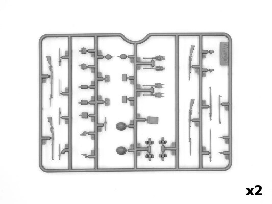 Scale model 1/35 Figures Belgian infantry WWI ICM 35680 детальное изображение Фигуры 1/35 Фигуры