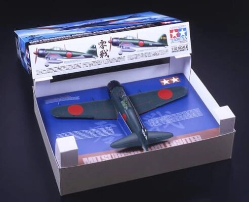 Scale model 1/35 Airplane MITSUBISHI A6M5 ZERO FIGHTER MODEL 52 ZEKE Tamiya 60318 детальное изображение Самолеты 1/32 Самолеты