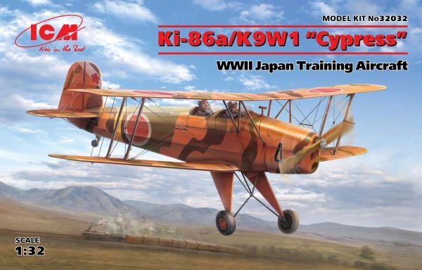 Збірна модель 1/32 Японський навчальний літак Ki-86a/K9W1 &quot;Cypress&quot; ICM 32032 детальное изображение Самолеты 1/32 Самолеты