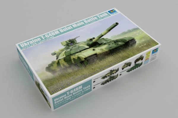 Збірна модель 1/35 Український танк T-64BM Булат Trumpeter 09592 детальное изображение Бронетехника 1/35 Бронетехника