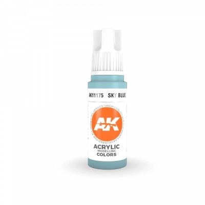 Acrylic paint SKY BLUE – STANDARD / SKY BLUE AK-interactive AK11175 детальное изображение General Color AK 3rd Generation