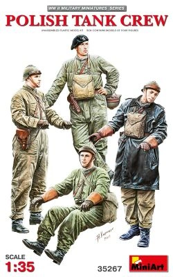 ПОЛЬСКИЙ ТАНКОВЫЙ ЭКИПАЖ детальное изображение Фигуры 1/35 Фигуры