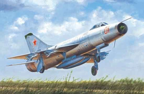 Сборная модель 1/48 Советский самолет-перехватчик Су-9 &quot;Рыбак&quot; Трумпетер 02896 детальное изображение Самолеты 1/48 Самолеты