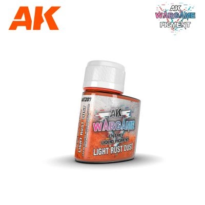 LIGHT RUST DUST - WARGAME LIQUID PIGMENT детальное изображение Смывки – AK WARGAME SERIES Weathering