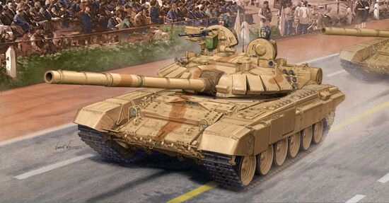 Збірна модель 1/35 Індійський основний бойовий танк Т-90С Trumpeter 05561 детальное изображение Бронетехника 1/35 Бронетехника