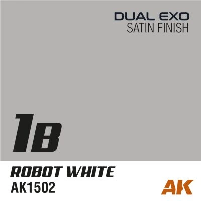 Dual exo 1b – robot white 60ml детальное изображение AK Dual EXO Краски