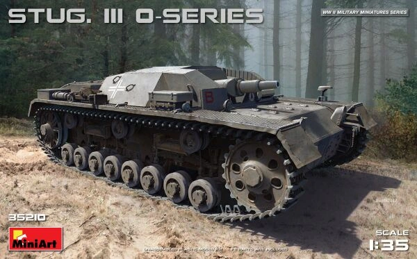 Scale model 1/35 self-propelled gun Stug.III 0-Series Miniart 35210 детальное изображение Бронетехника 1/35 Бронетехника