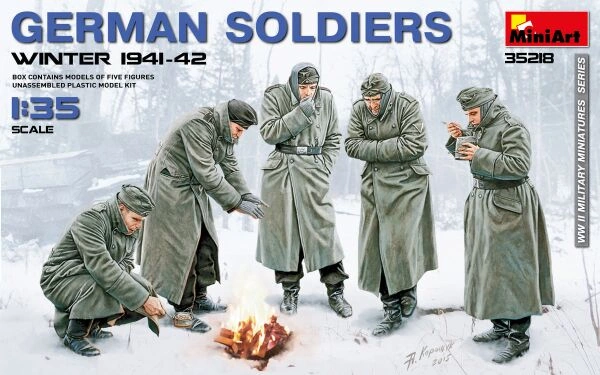 НІМЕЦЬКІ СОЛДАТИ (ЗИМА 1941-42р.) детальное изображение Фигуры 1/35 Фигуры
