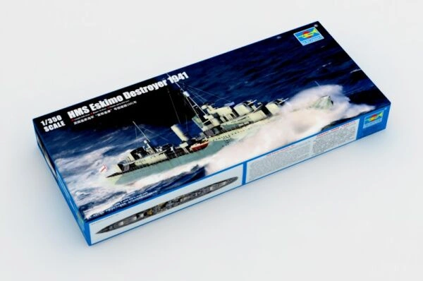 Сборная модель 1/350 Эсминц Королевского флота HMS Eskimo в 1941Трумпетер 05331 детальное изображение Флот 1/350 Флот